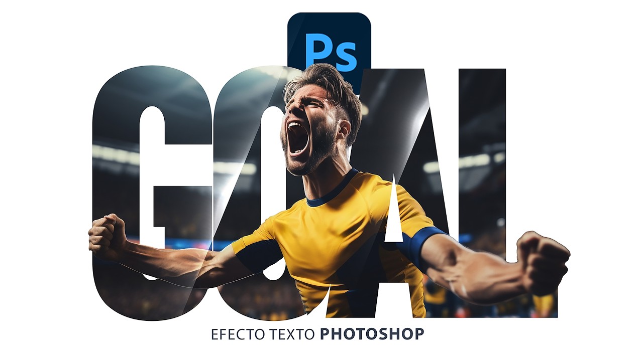 Como poner una Imagen Dentro de Texto en Photoshop