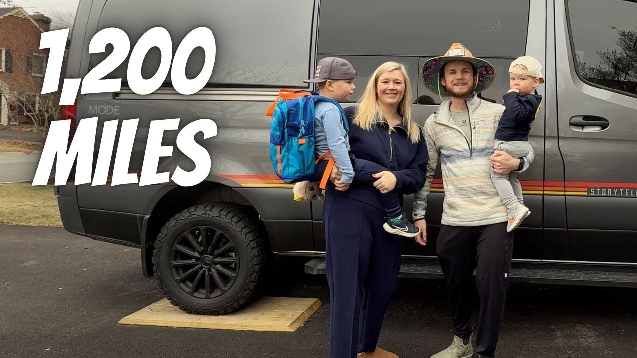 1,200 Miles in a Camper Van to the World’s Largest Cruise Ship! Part 1