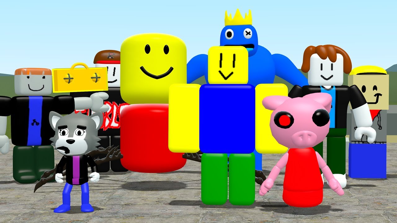 All Roblox 3D Memes Nextbot In Garry's Mod