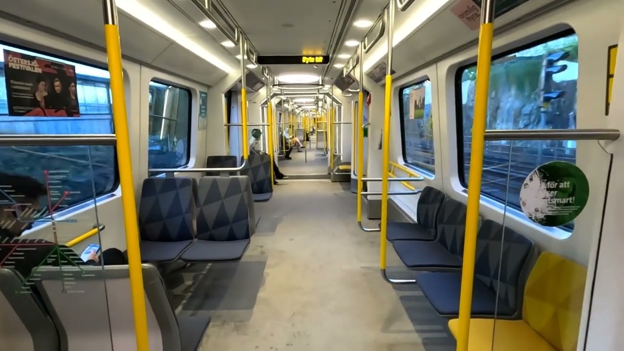 Stockholm Metro Ride - Telefonplan to Hornstull | Sweden | 26/08/25