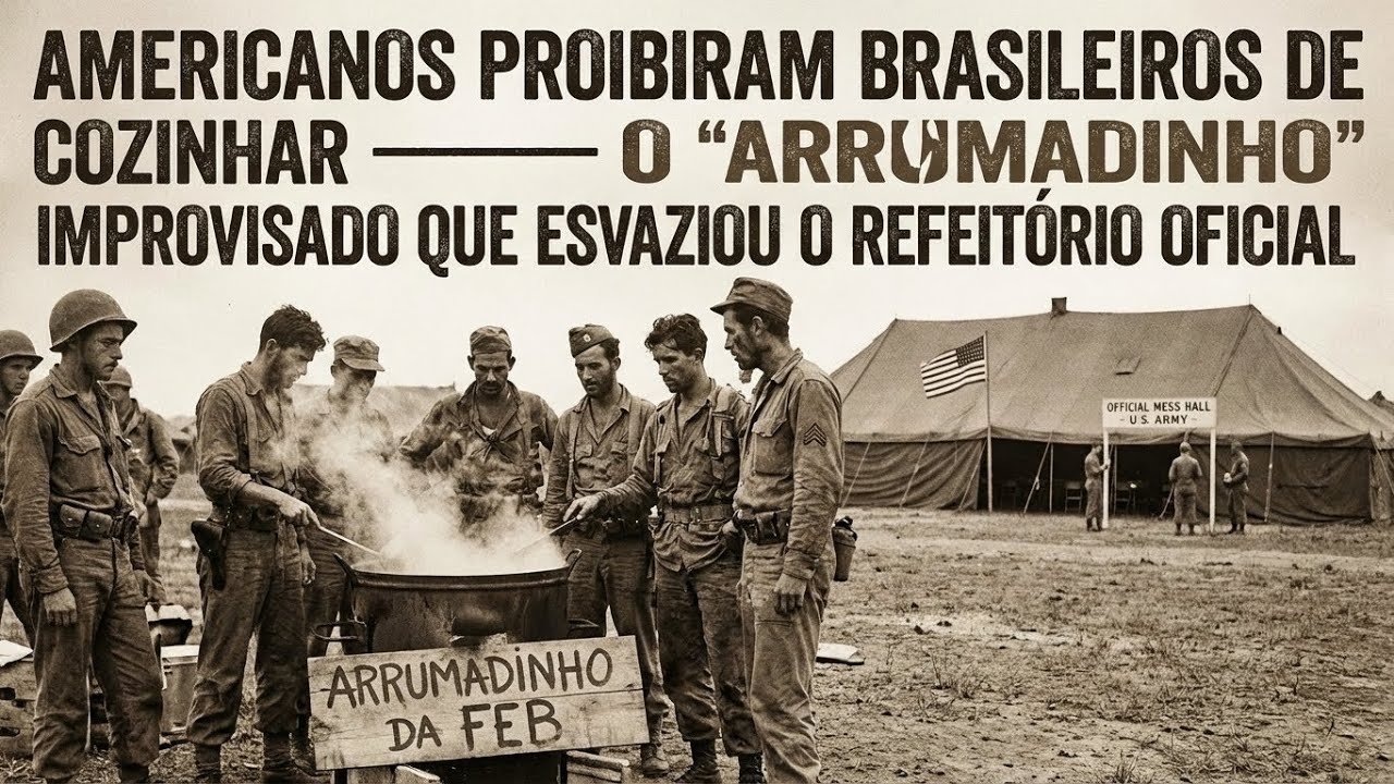 Americanos Proibiram o Brasileiro de Cozinhar: O 'Arrumadinho' Improvisado que Esvaziou o Refeitório