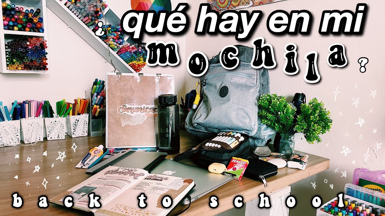 QUÉ HAY EN MI MOCHILA PARA LA UNI 2020 ✨
