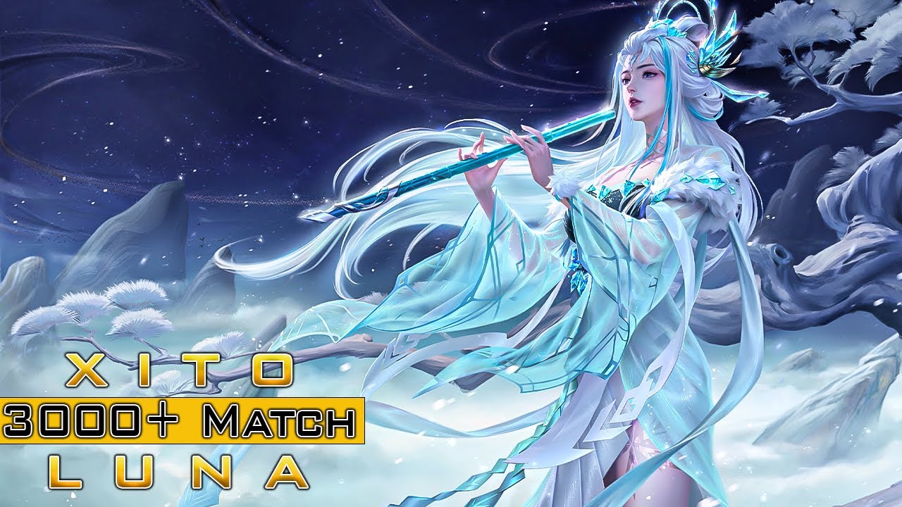 LUNA 3000+ MATCH BEAUTIFUL GAMEPLAY | TOP GLOBAL LUNA INDONESIA | HONOR OF KINGS