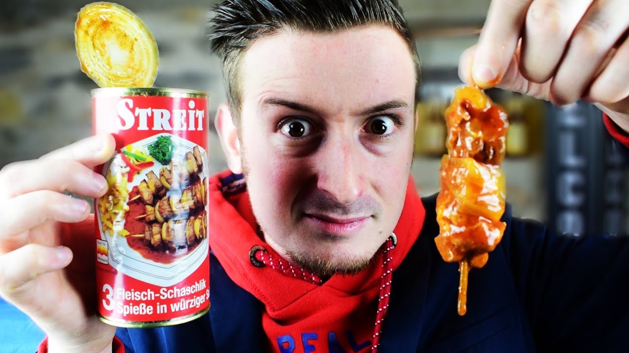 Je teste les brochettes de kebab en conserve !