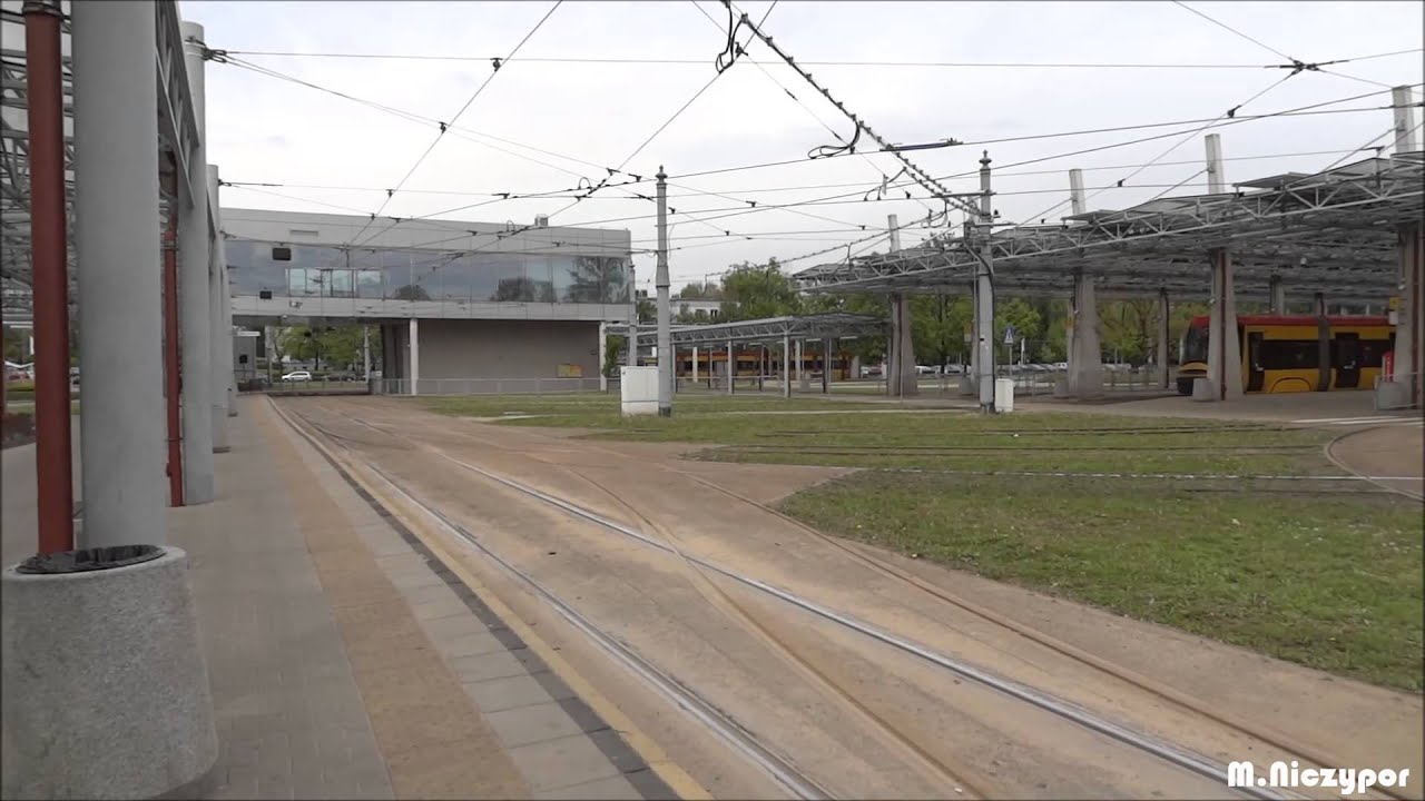 Metro Młociny ruch tramwajowy Warszawa