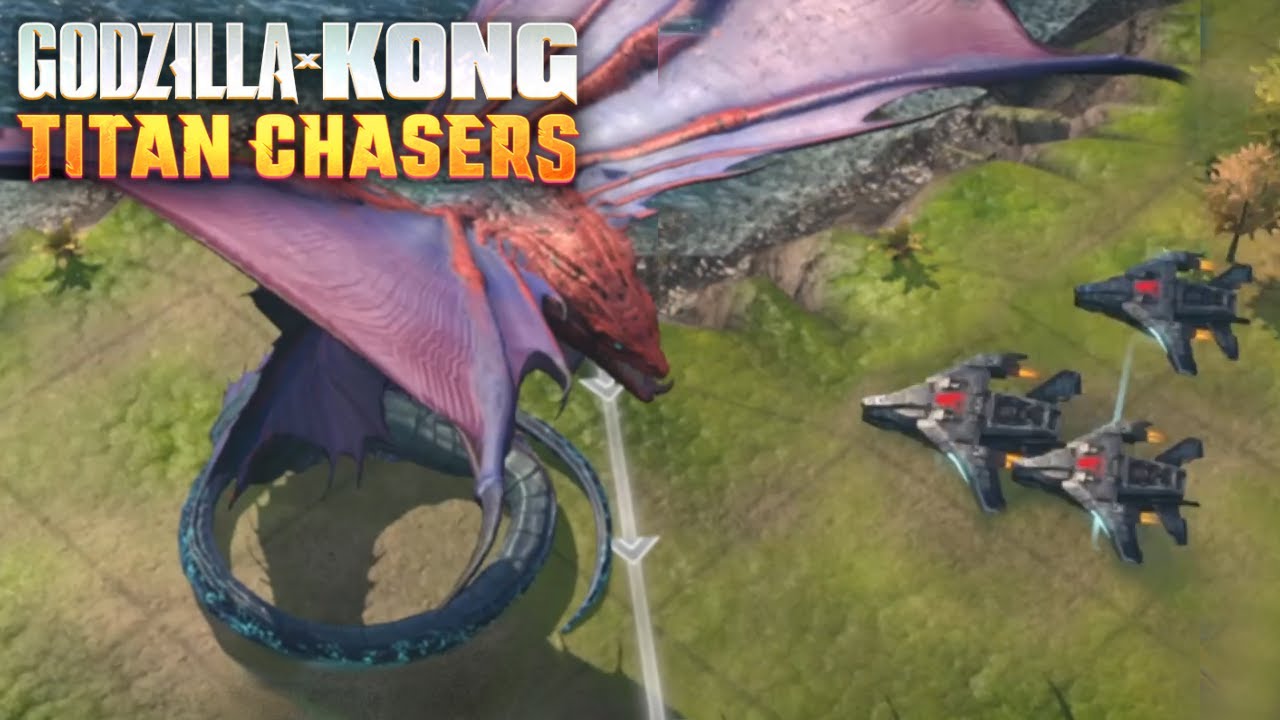 Godzilla x Kong Titan Chasers - Rally Team vs Scarlethead Warbat (Epic Cinematic) | iOS/Android