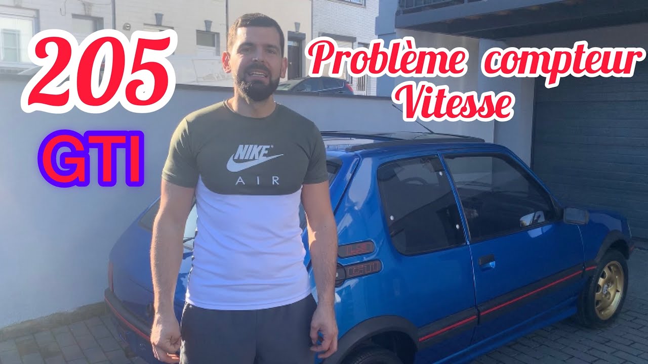 TUTO Problème compteur vitesse Peugeot 205  Teste: câble, compteur et déposer pignon tachymètre