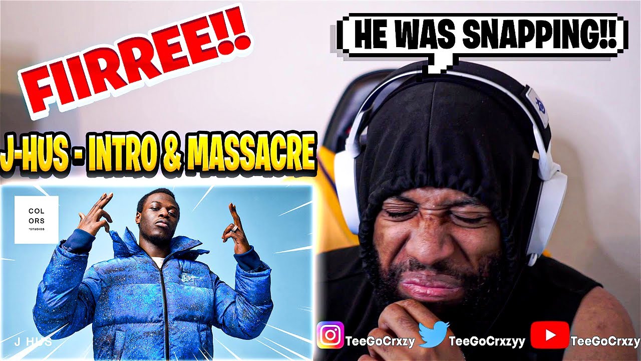 UK WHAT UP🇬🇧!!! Intro (THE GOAT) & J Hus - Massacre | A COLORS SHOW (REACTION)