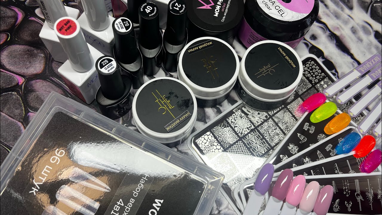 Классные гель лаки, гели, пластины!