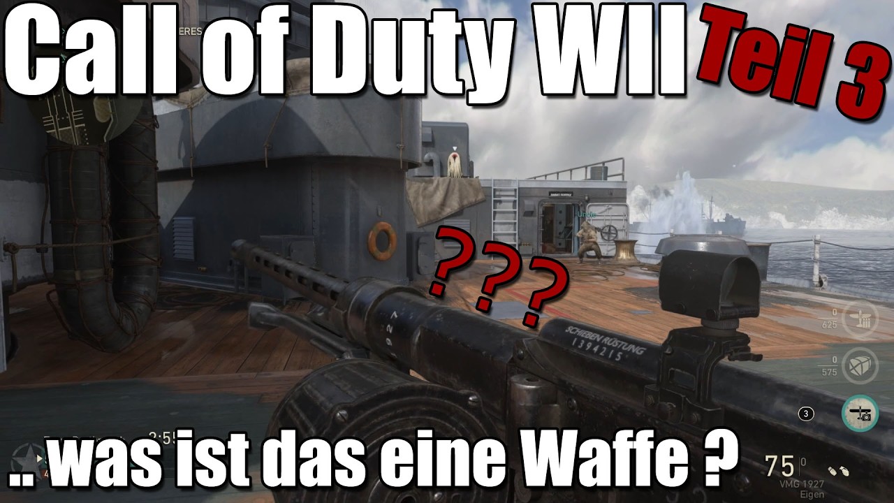 Diese Waffe kenne selbst ich nicht, Call of Duty WWII Teil 3