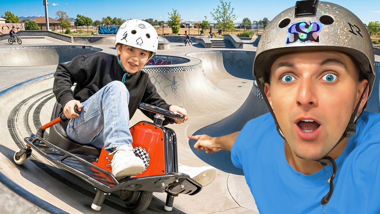 On fait du Karting dans un Skatepark ! (avec Codi) 