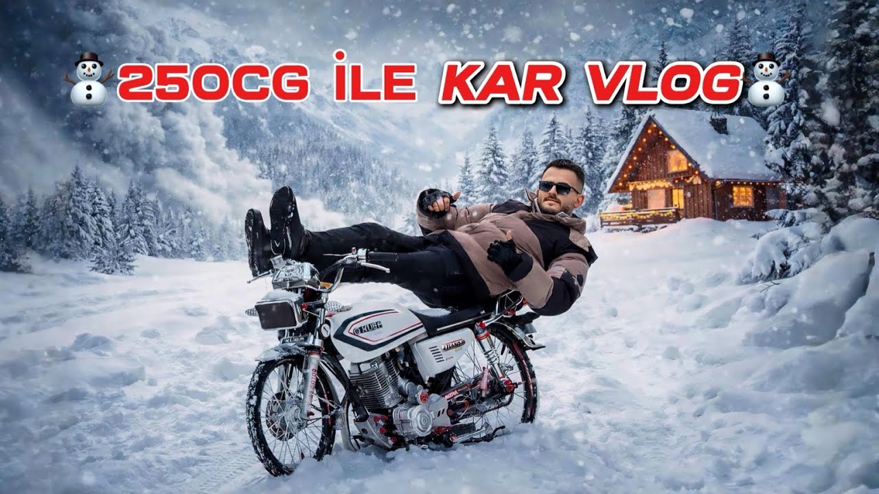 250CG ile Kara Çıktık! 😱 Düşmeden Gittik, Yolda Yardım Ettik! ❄️