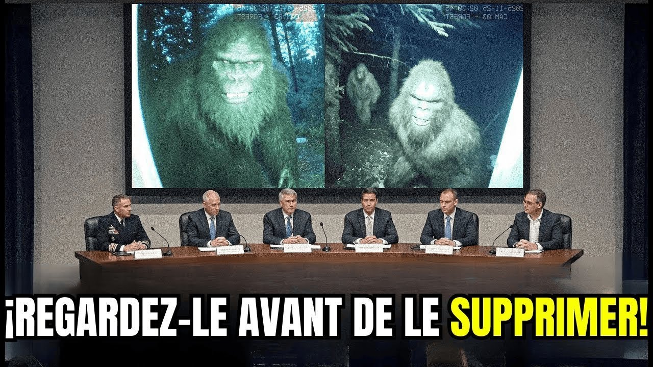Les scientifiques sont stupéfaits   images choquantes de Bigfoot filmées par caméra à 2 h