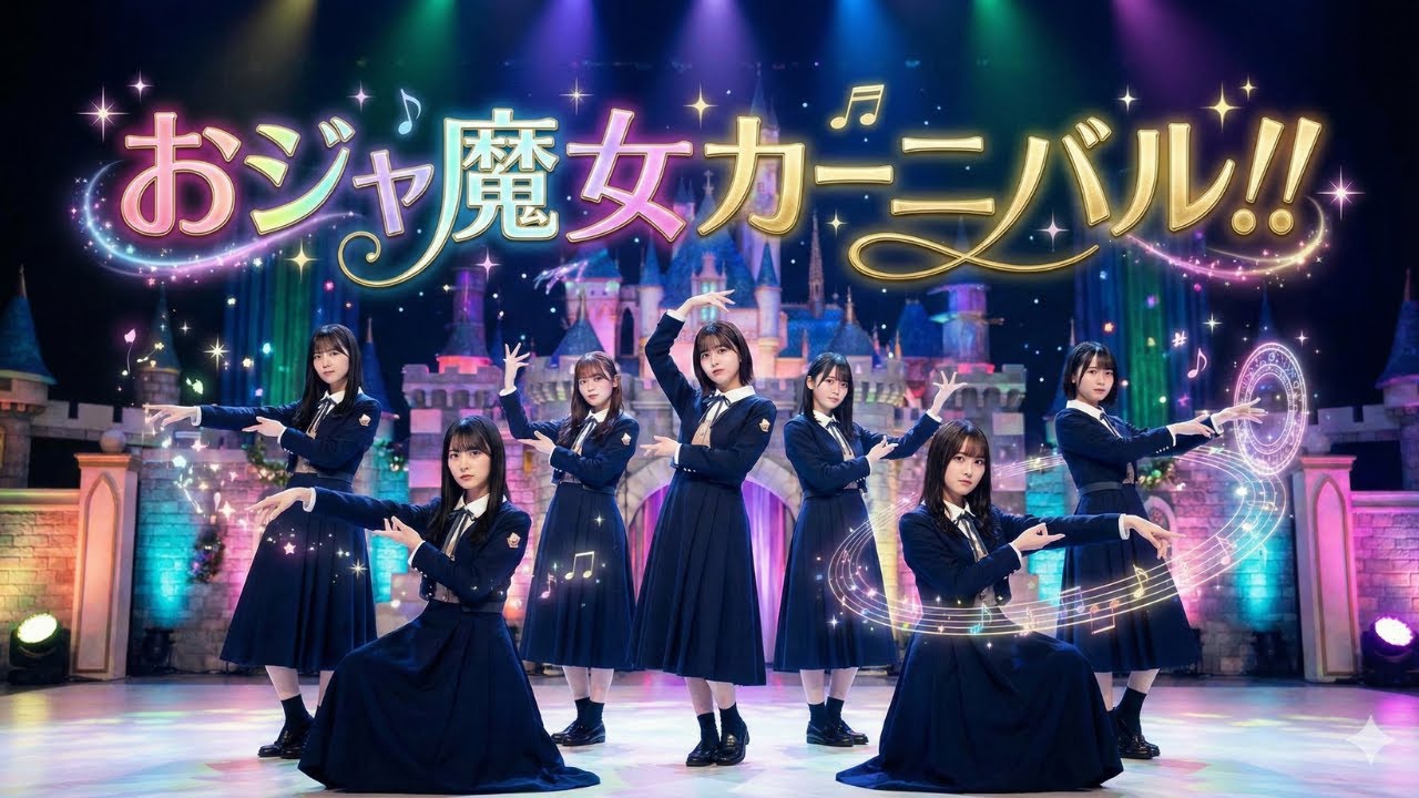 もしもおジャ魔女どれみ主題歌を乃木坂46風に歌ったら？【おジャ魔女カーニバル!!】【坂道風アレンジ】
