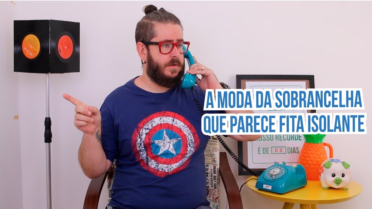 Reclamação do Dia: A moda da sobrancelha que parece fita isolante