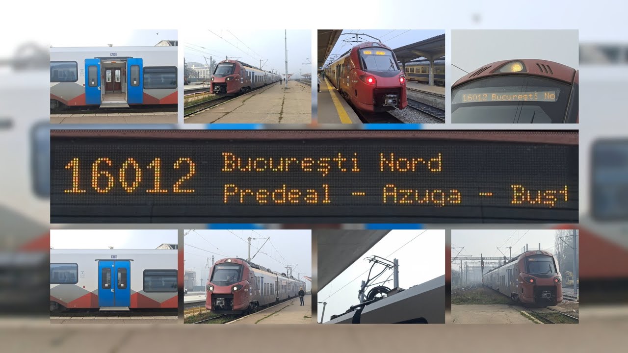 Călătoria cu Trenul Alstom Coradia Stream; București Nord - Brașov