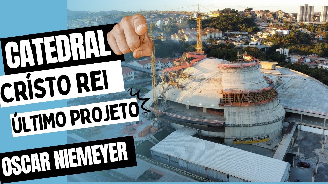 Catedral Cristo Rei, último projeto do arquiteto Oscar Niemeyer em Belo Horizonte, Minas Gerais