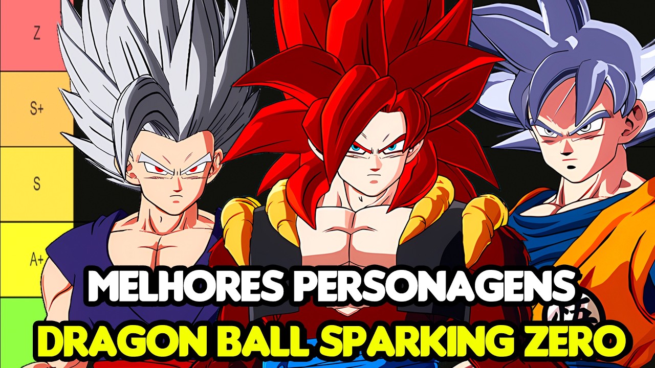JOGANDO COM O TOP 10 MELHORES PERSONAGENS do DRAGON BALL SPARKING ZERO