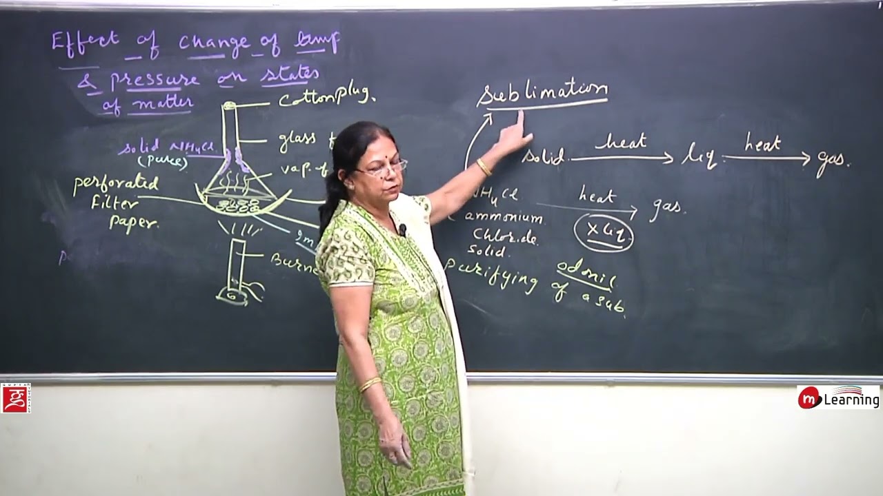 Matter In Our Surrounding: Condensation, Sublimation, Dry Ice, Critical Temp. - Class 9th - 04/09