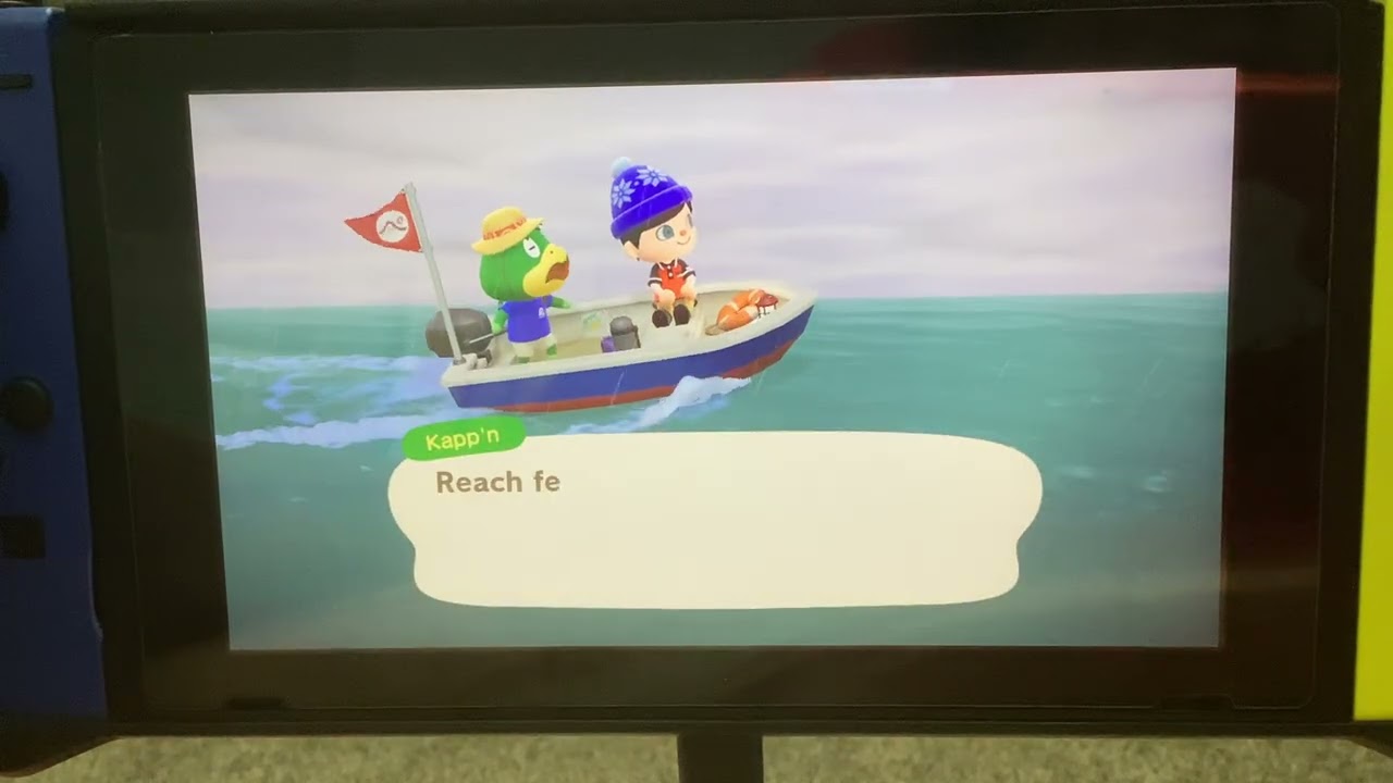 ACNH: Kapp’n Tour: The Frog Croaks Out (sun rises when Kapp’n sings it)