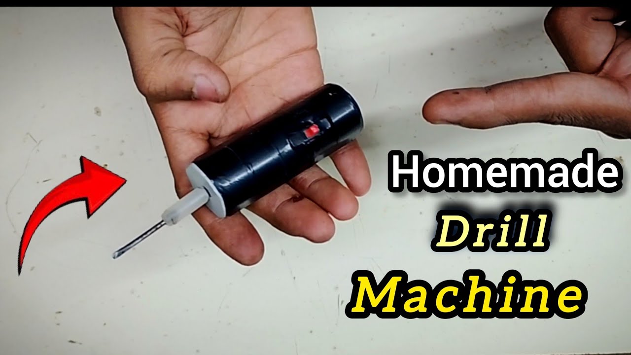 How make a Drill machine at home Powerful Drill machine Kaise banaye