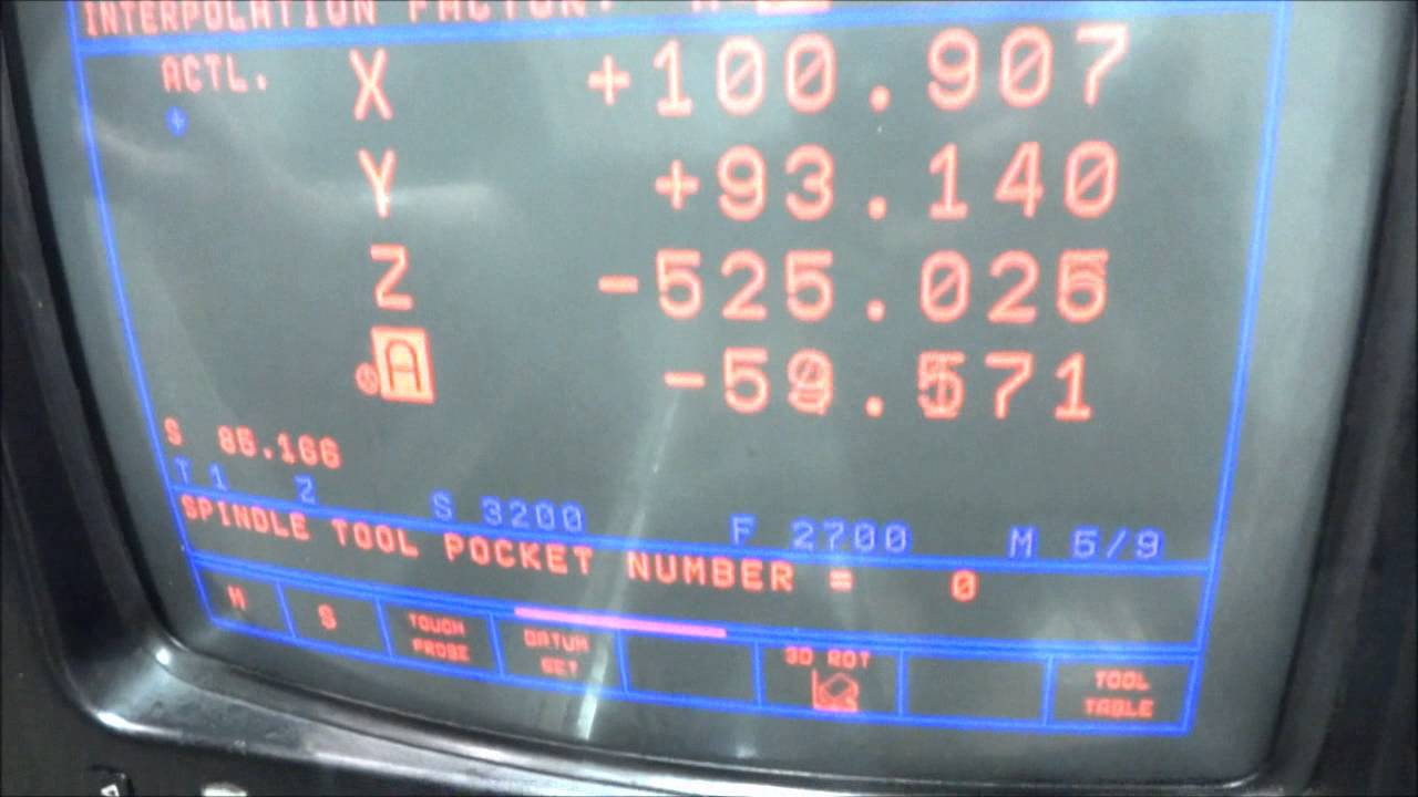 Cincinnati Sabre 1000 with 4th axis and Heidenhain 415 Control