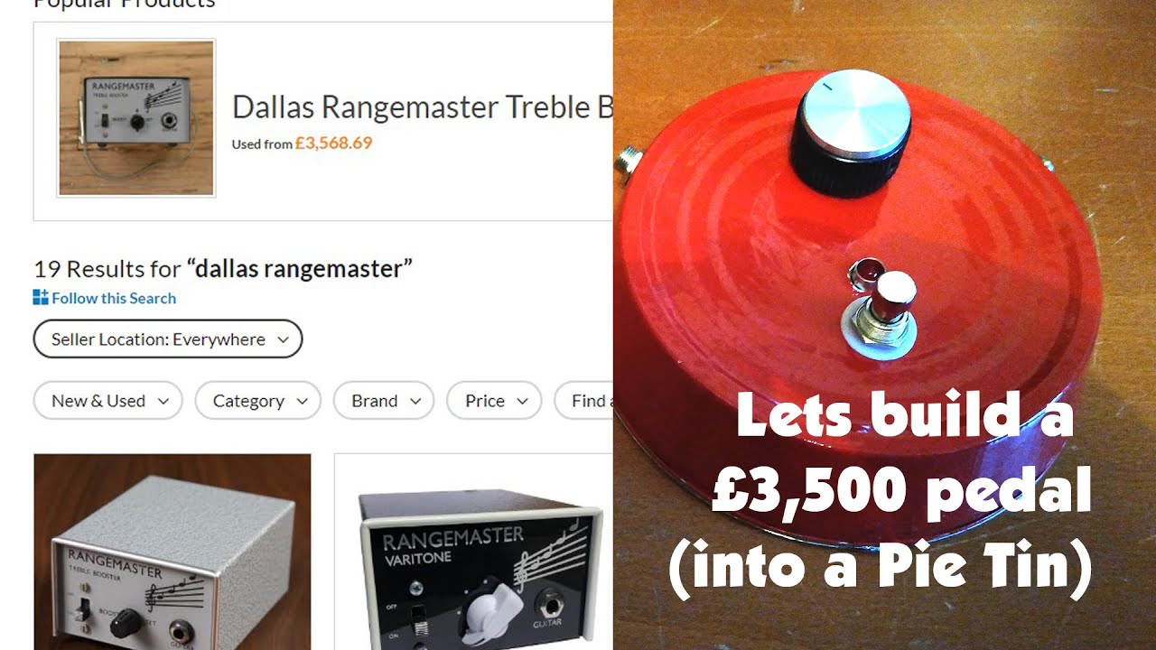 I built a pedal that is £3,500 on Reverb for a few £ of parts! Dallas Rangemaster Treble Boost