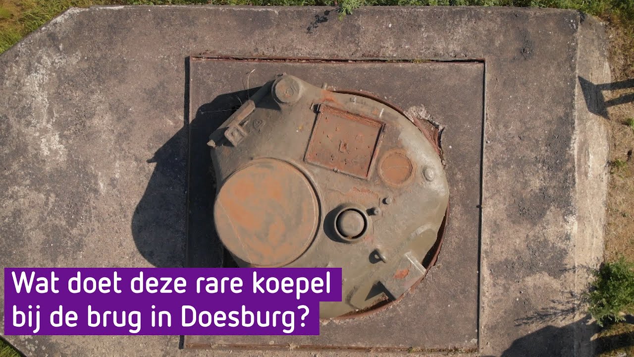 Wat deze mysterieuze koepel doet bij de brug in Doesburg - Straal Voorbij
