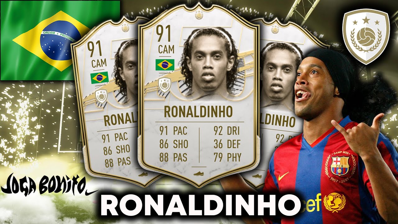 91 ICON RONALDINHO PLAYER REVIEW! MR.JOGA BONITO,IS HE INSANE?? FIFA 21 ULTIMATE TEAM
