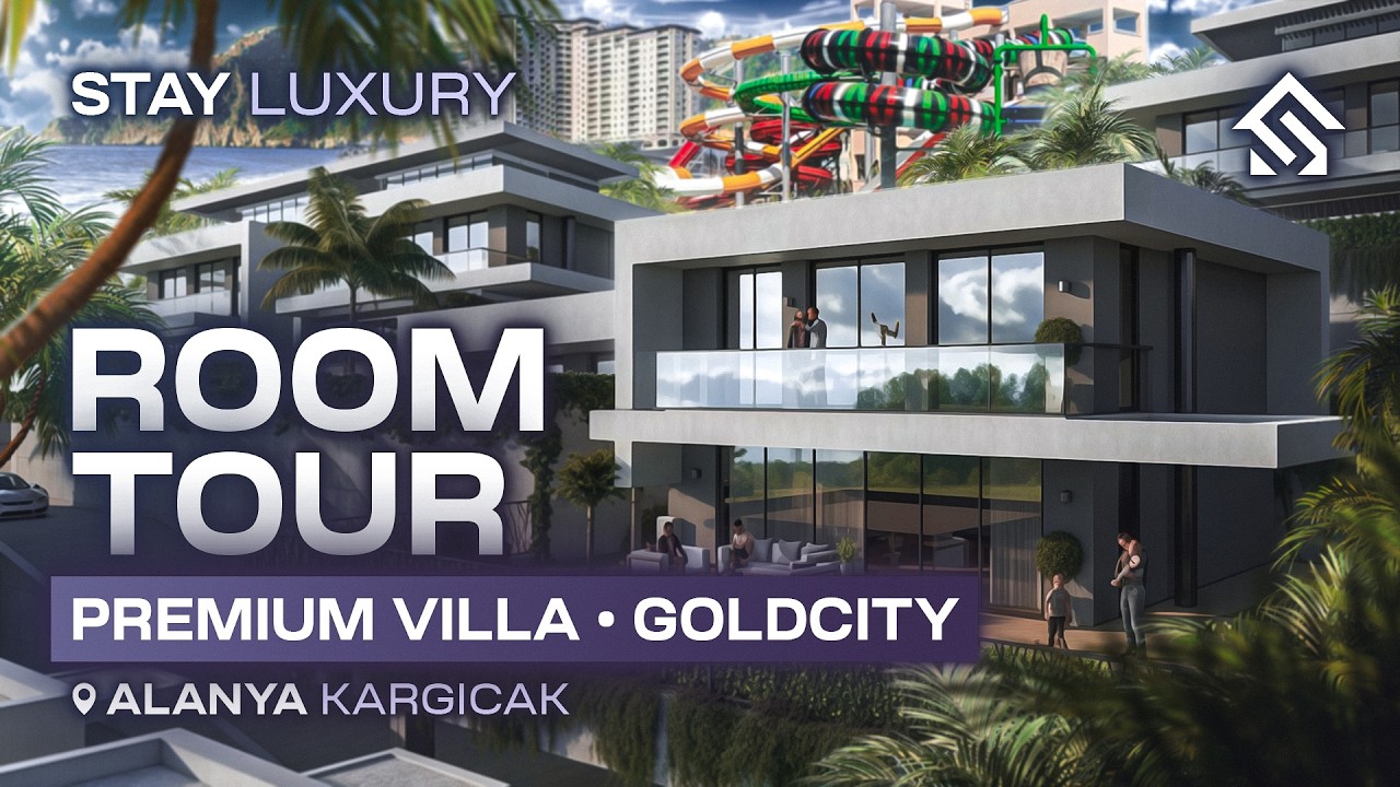ROOM TOUR VILLA GOLDCITY | Le Jardin Villas ALANYA KARGICAK | STAY LUXURY