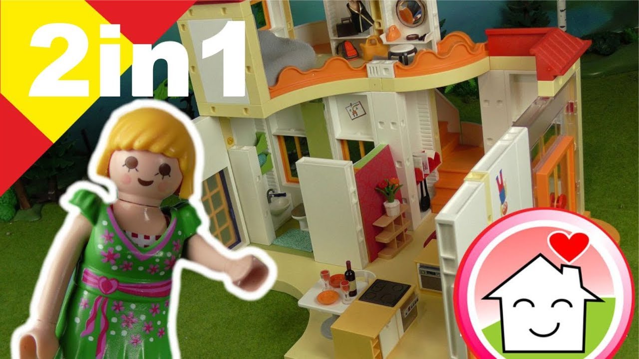 Playmobil en español Tunea tu Playmobil 2 en 1 guardería apartamento - Familia Hauser