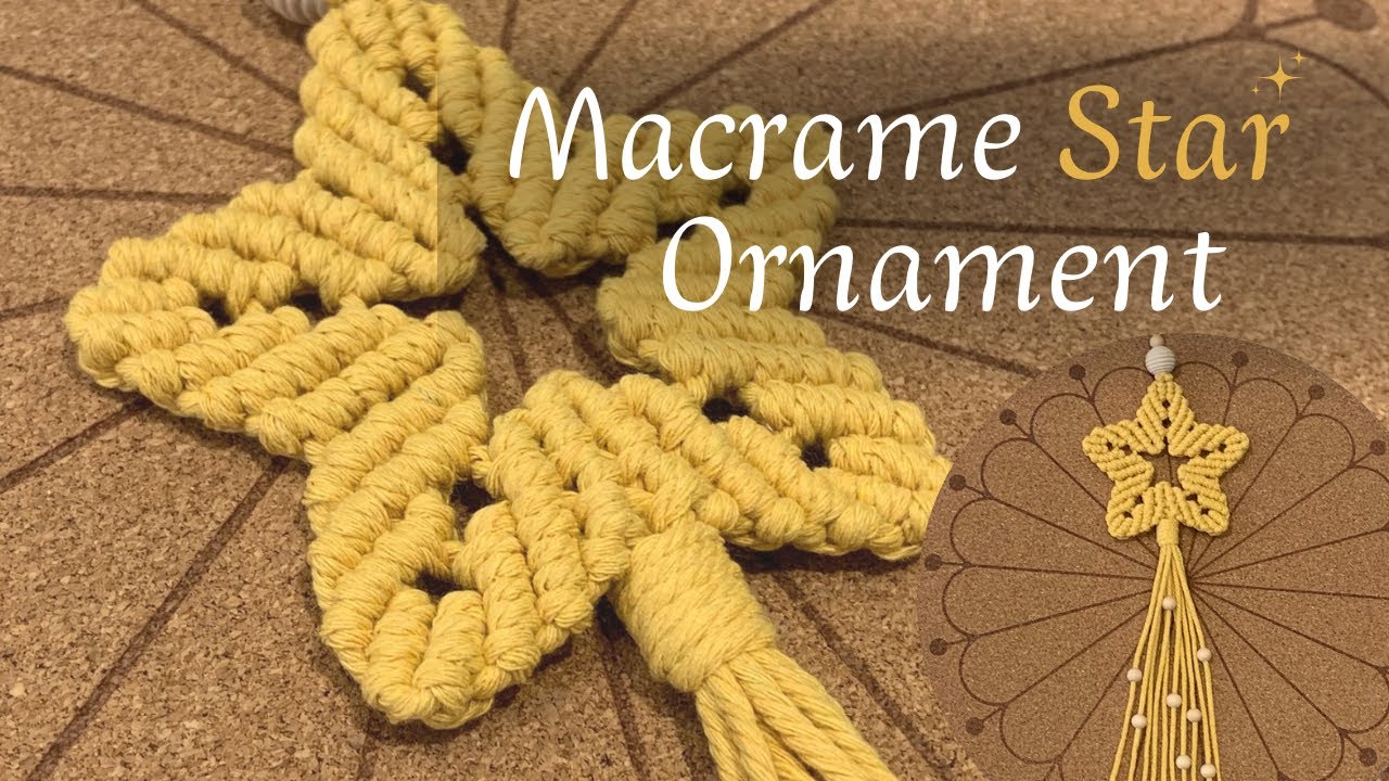 Estrela de Macramê: Um Toque Artesanal para Sua Decoração!