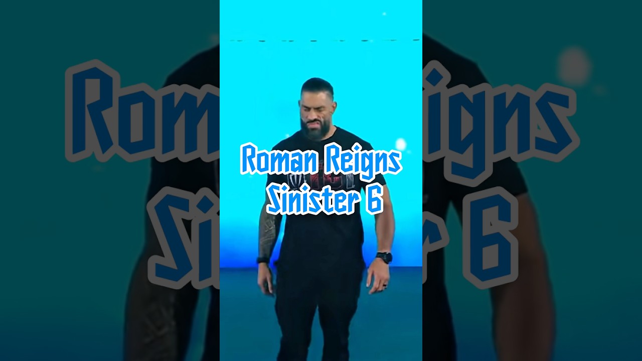 Roman Reigns Sinister 6☝️‼️ #fyp #wwe #wrestling #romanreigns #sinistersix