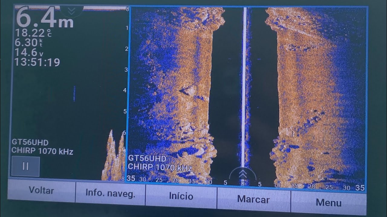 Garmin 92SV Side scan (português)