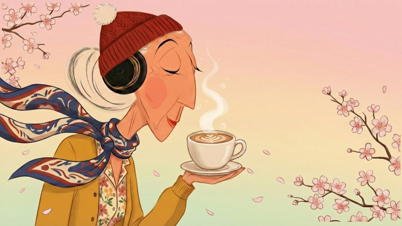 Jazz Cafe Music ☕ Soft Spring Glow · Gentle Female Vocal Jazz for Work & Relax