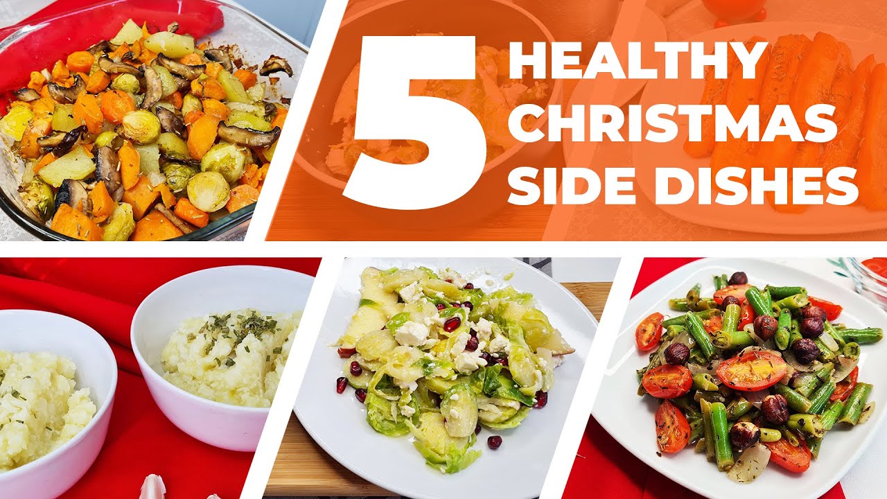 5 HEALTHY CHRISTMAS RECIPES FOR SIDE DISHES 🎄🎁