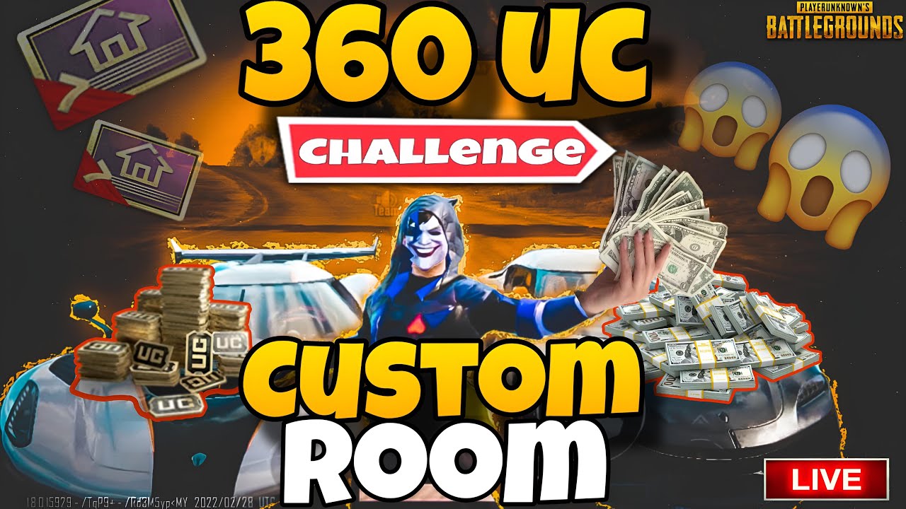 🔥 PUBG LIVE CUSTOM ROOMS | UC & CASH GIVEAWAY #pubg #live #gaming #pubgmobile