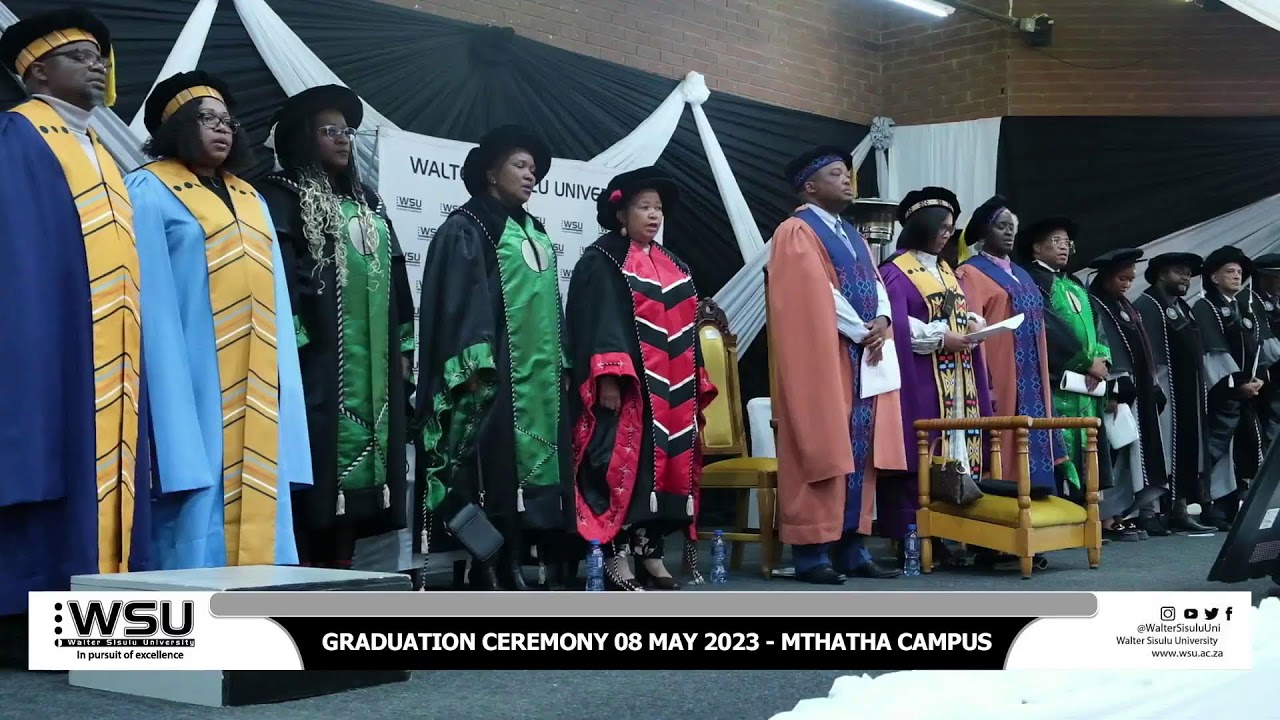 Walter Sisulu University Graduation 08 May 2023