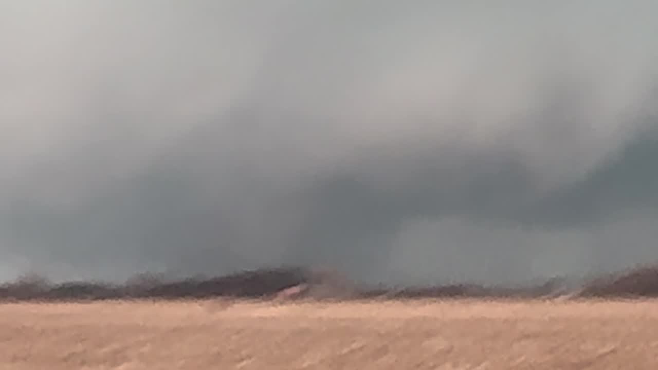 Large tornado in Kankakee County, Illinois