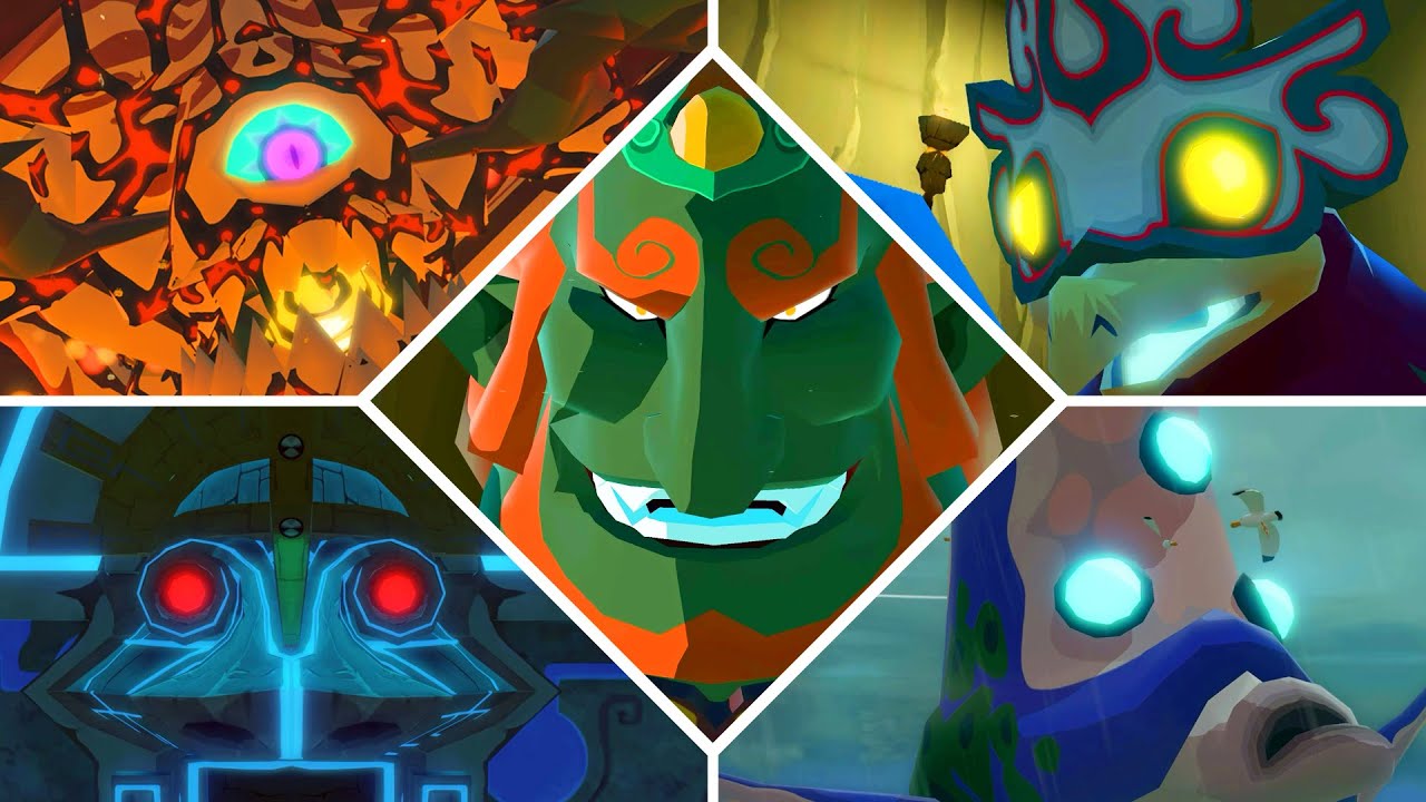 Zelda: The Wind Waker 4K - All Bosses (No Damage)
