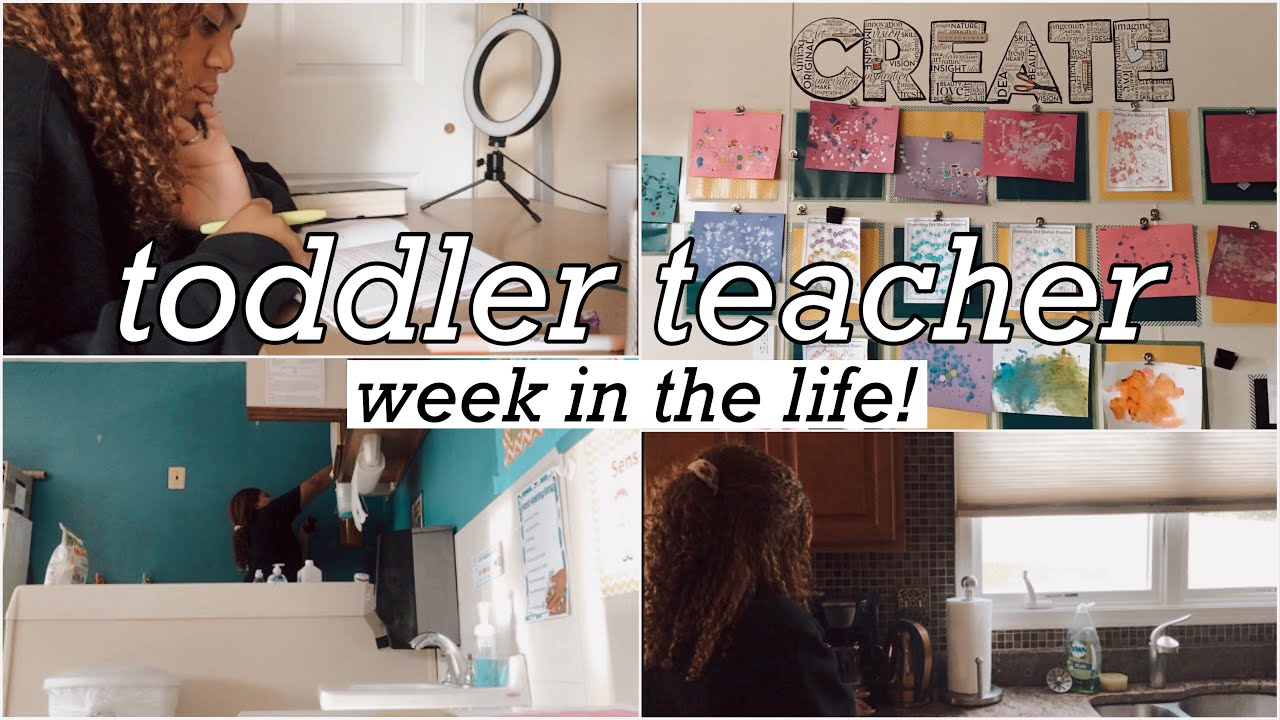 WORK WEEK IN MY LIFE | Assistant Toddler Teacher Vlog!