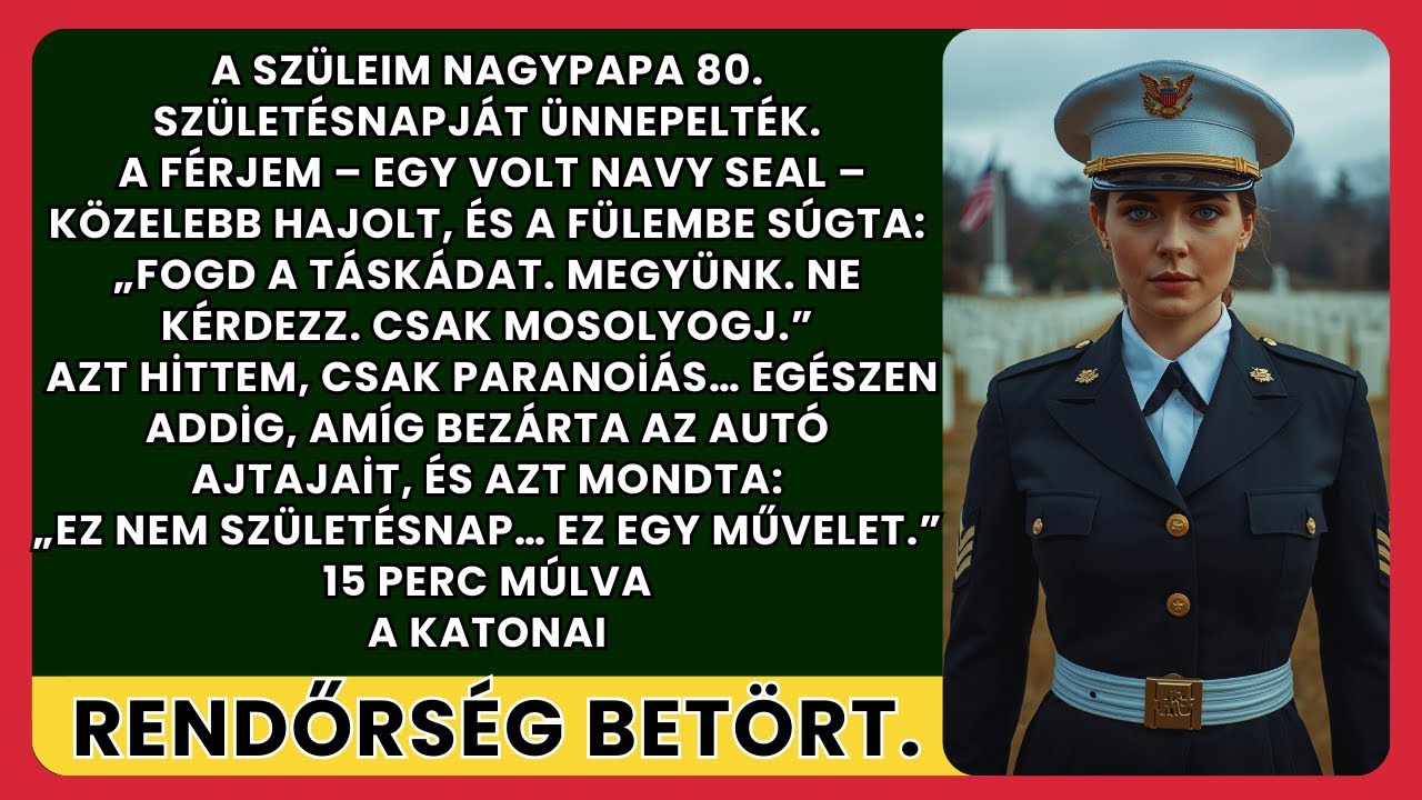 Azt hittem családi buli… míg a SEAL férjem súgta: „Ez nem szülinap. Csapda.”
