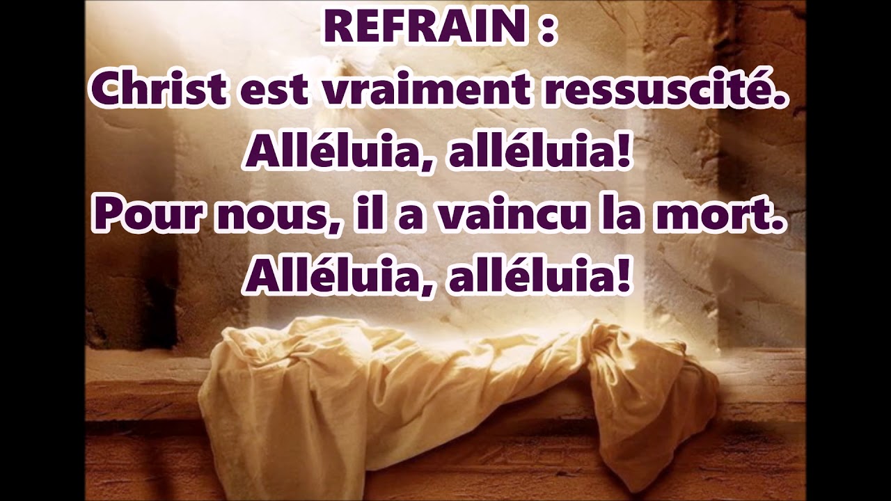 Christ est vraiment ressuscité - Version à 4 voix