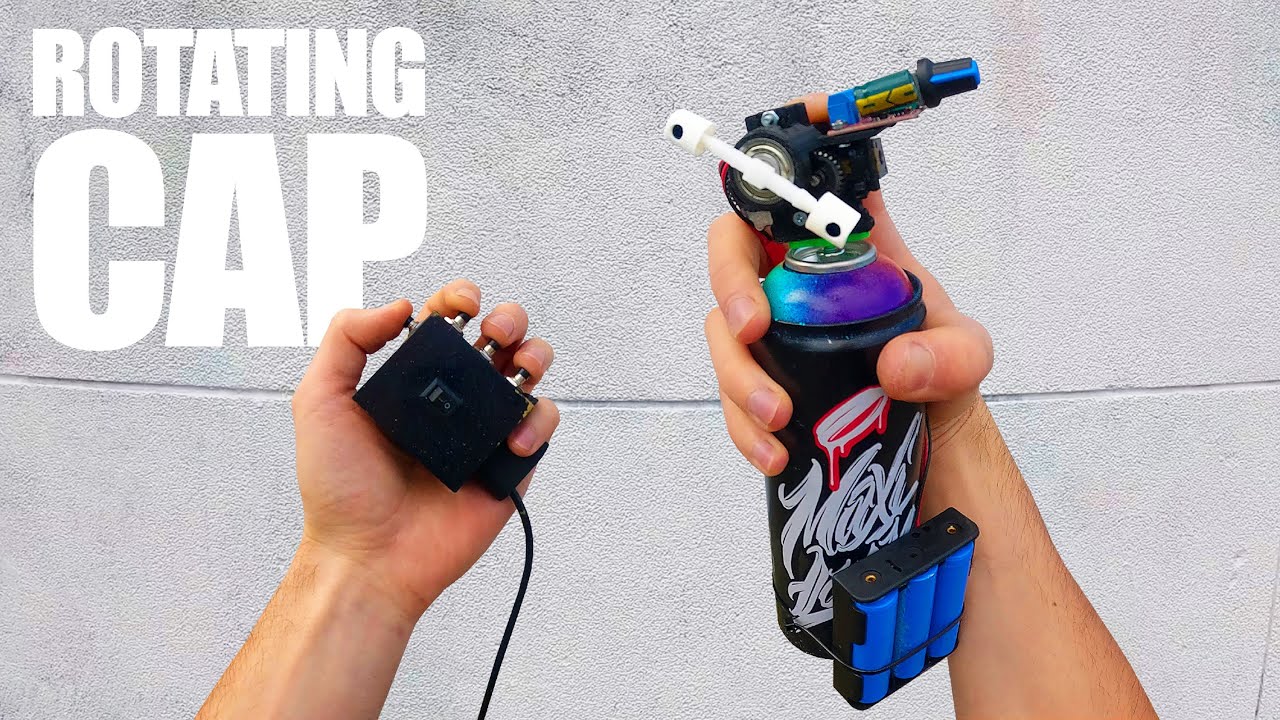 My NEW GRAFFITI device - ROTATING CAP
