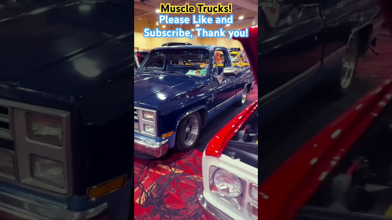 Muscle Trucks! #muscletruck #shortsfeed #truck #trucks #truckshow #shorts #car #automobile