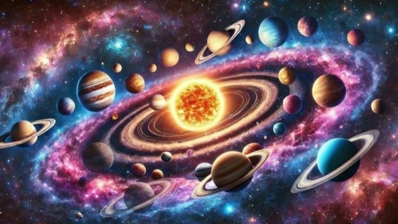 Animated Background Galaxy overlay video , No copyright, solar system , overlay effects ,Graphics 4k