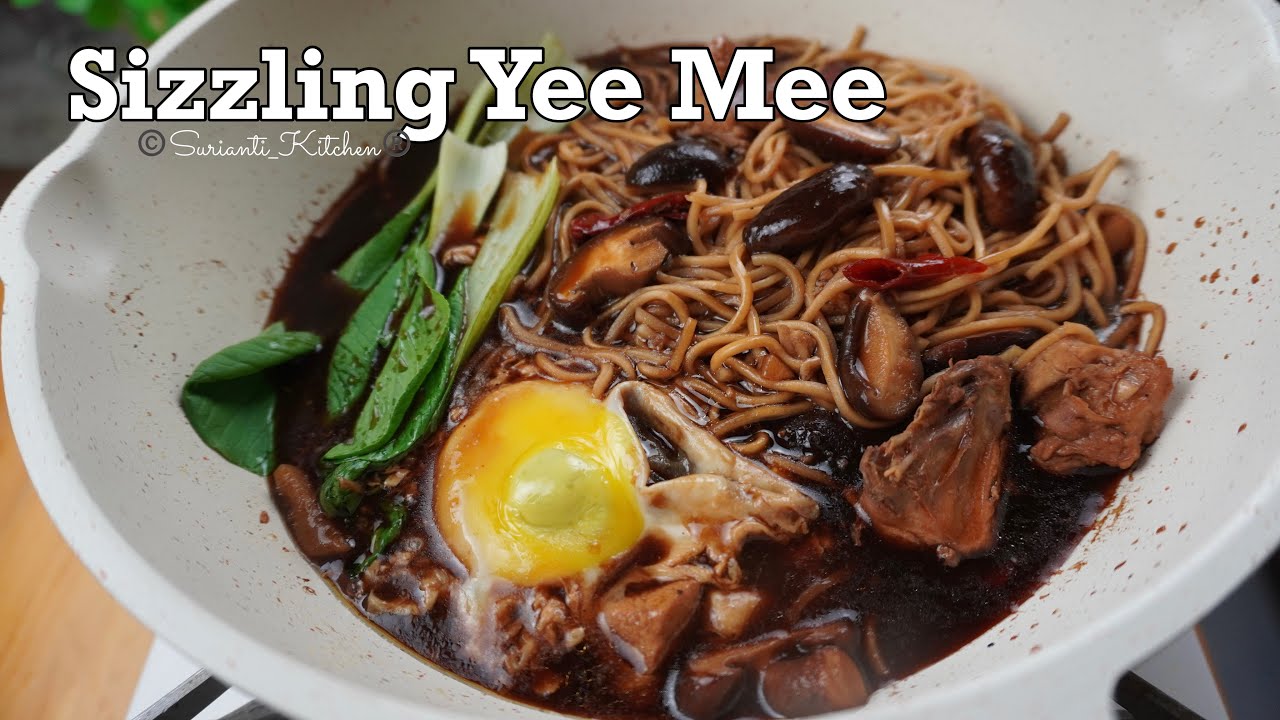 Sizzling Yee Mee sedap ala di food court