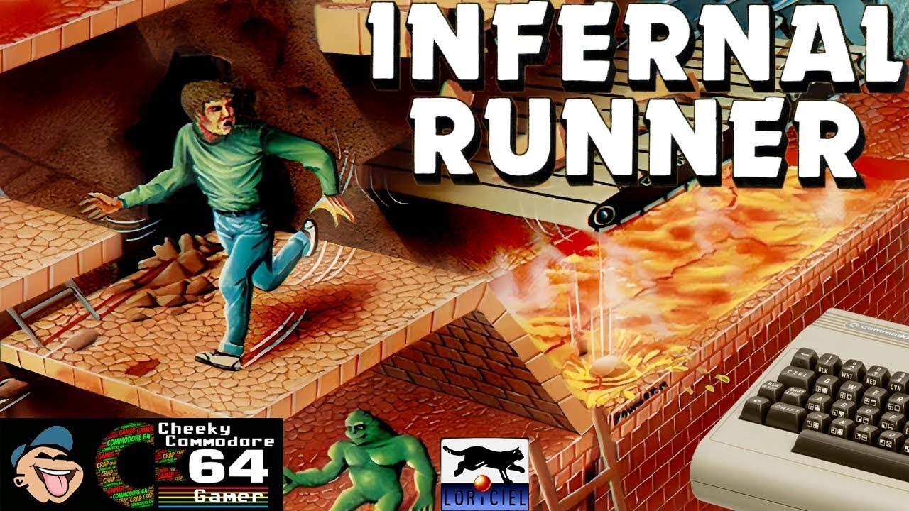 INFERNAL RUNNER &ndash; Commodore 64 (1985) | Retro Horror Platformer with Dark Humor