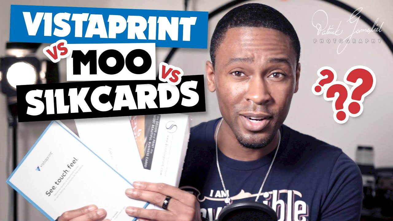 VistaPrint vs Moo vs SilkCards part 1 🤔