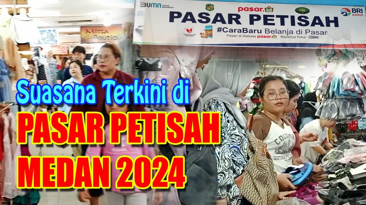 WOW! | INI DIA SUASANA PASAR PETISAH SEKARANG